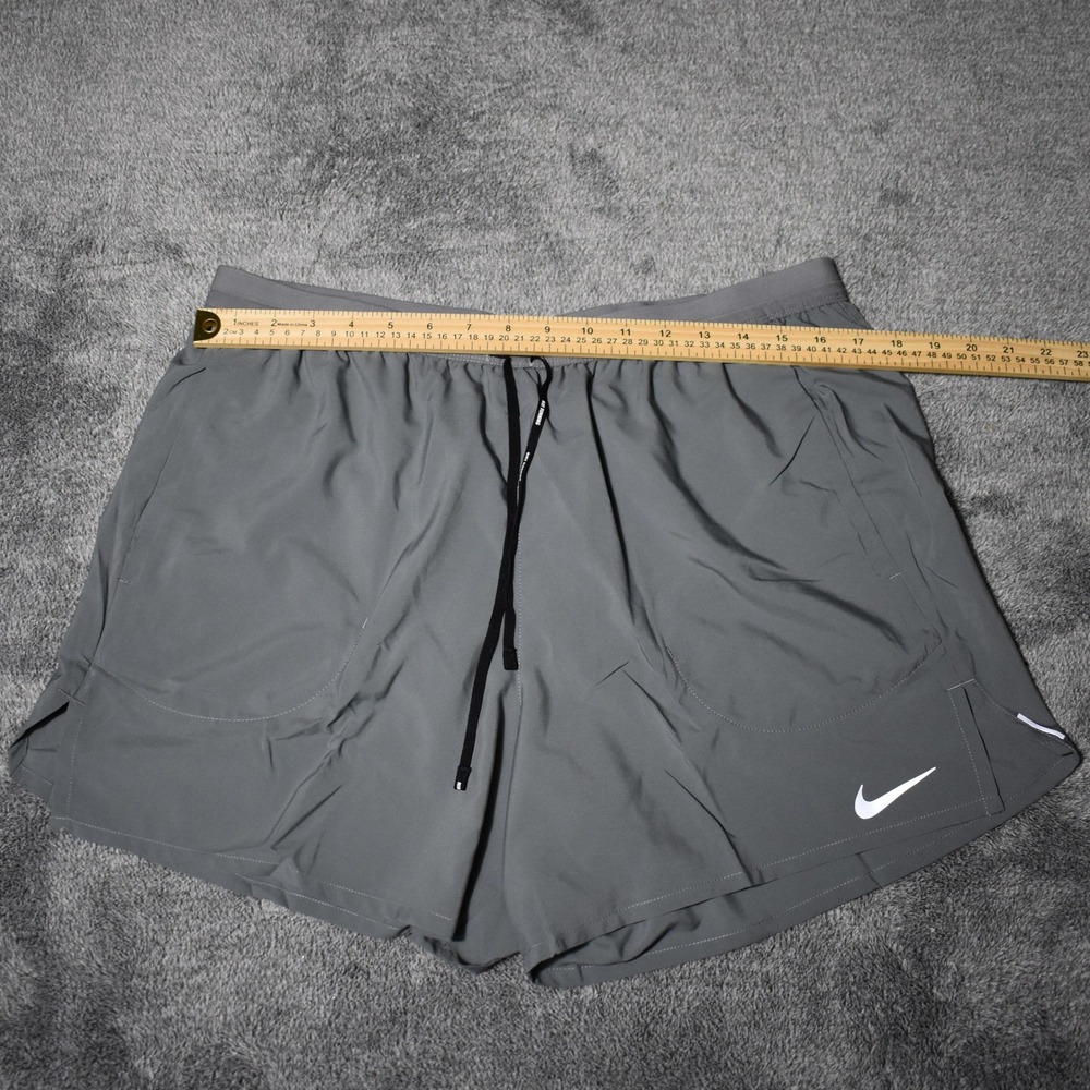 Nike Flex Stride Dri-FIT 5" Brief-Lined Running Shorts Men's XL Smoke Grey NWT - Picture 3 of 9